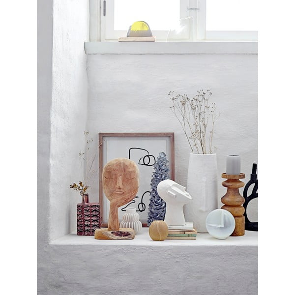 Biela váza z kameniny Bloomingville Blossom-image-3