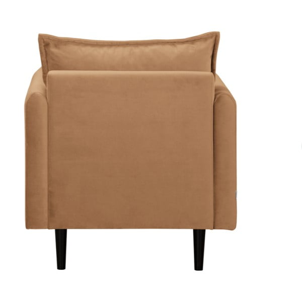 Hnedé zamatové kreslo Juli – Ropez-image-3