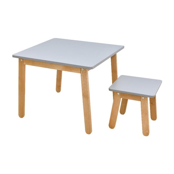 Sivý detský stôl BELLAMY Woody-image-2