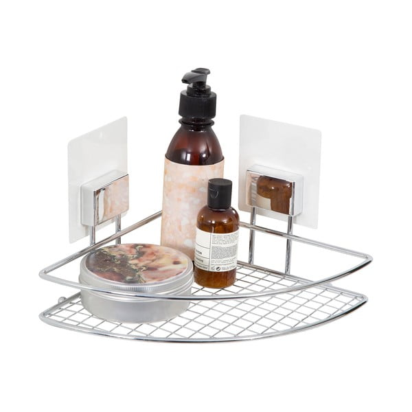 Nástenná rohová samodržiaca polička Compactor Bestlock Magic Bath Rack-image-1