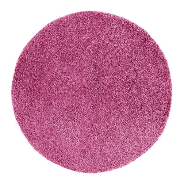 Ružový okrúhly koberec Universal Norge, ⌀ 100 cm