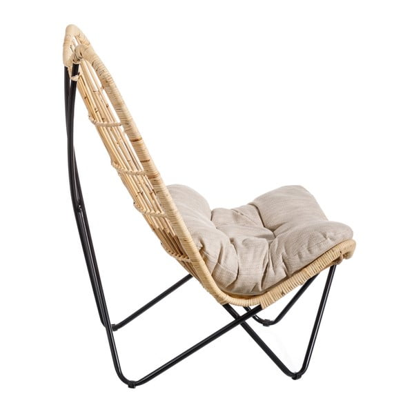 Kreslo s výpletom v prírodnej farbe – Ixia-image-3