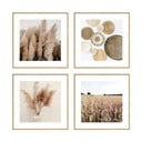 Plagáty v ráme 4 ks 30x30 cm Aesthetic