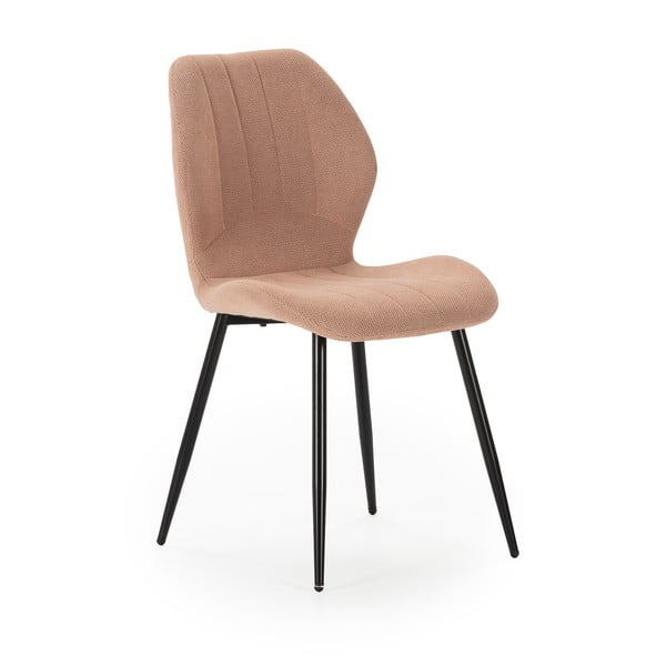 Jedálenská stolička v lososovej farbe v súprave 4 ks Milu – Marckeric