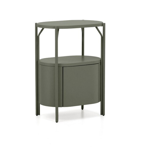 Zelená skrinka pod umývadlo 60x81 cm Arely – Kave Home-image-2