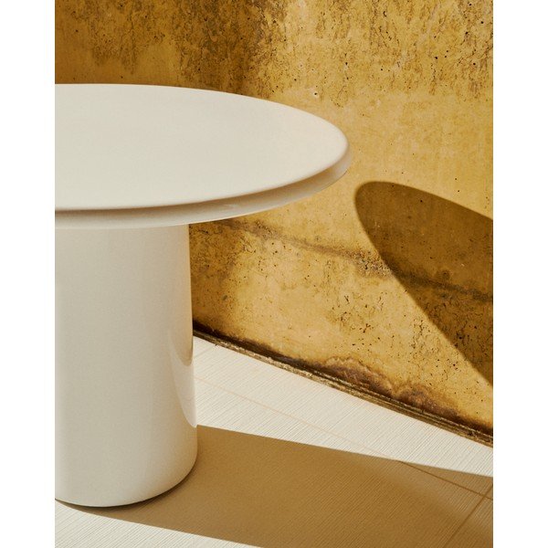 Betónový okrúhly Záhradný konferenčný stolík ø 65 cm Albanella – Kave Home-image-2