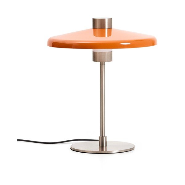 Oranžová stolová lampa s kovovým tienidlom (výška  32,5 cm) Nuvira – Kave Home