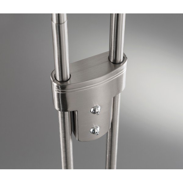 LED stmievateľná stojacia lampa v striebornej farbe (výška 150 cm) Dent – ​​Fischer & Honsel-image-3