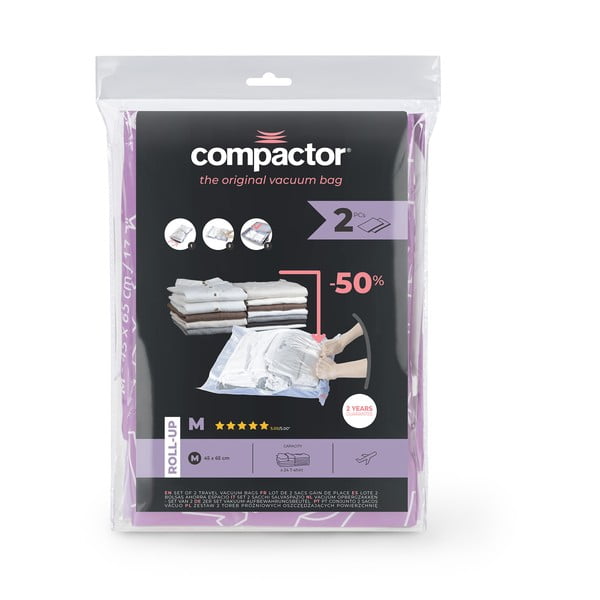 Vákuové vrecia v súprave 2 ks Roll Up M – Compactor-image-2