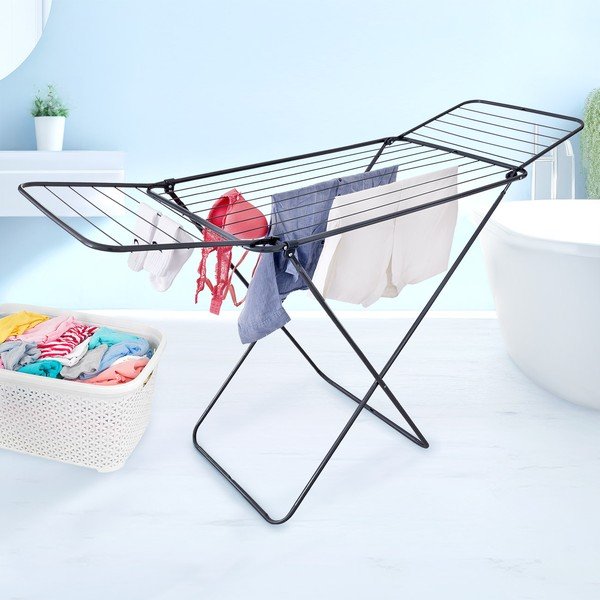 Čierny/antracitový sušiak na bielizeň 15 m – Orion-image-2