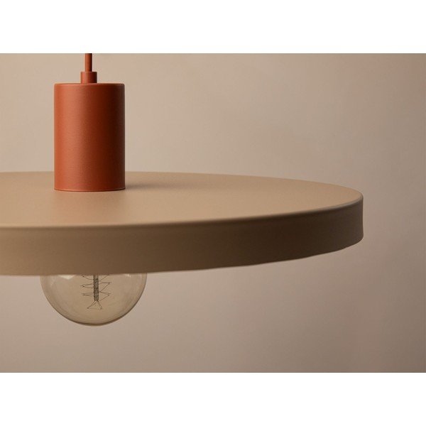 Béžové kovové závesné svietidlo ø 40 cm Ori – Micadoni -image-1