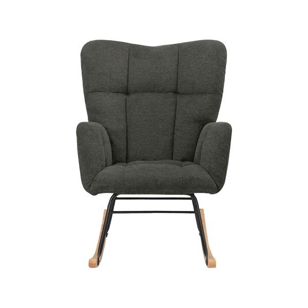 Tmavosivé hojdacie kreslo Elza – Støraa-image-2