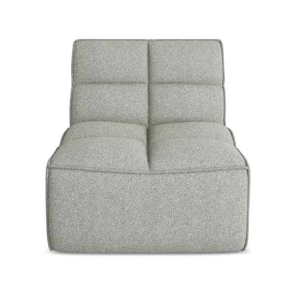 Svetlosivý modul pohovky Kalai – Makamii