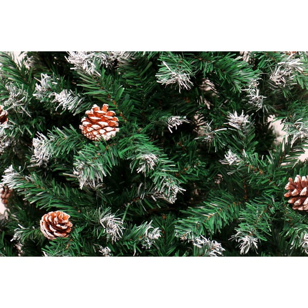 Umelý vianočný stromček so šiškami, výška 1,8 m-image-1