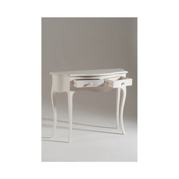 Biely drevený konzolový stolík Castagnetti Venezia-image-1