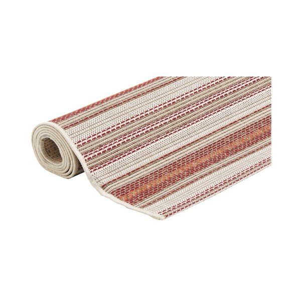 Béžovo-červený vonkajší koberec Floorita Riga, 135 × 190 cm-image-2