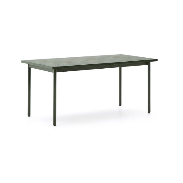 Oceľový záhradný jedálenský stôl 91x182 cm Maurina – Kave Home