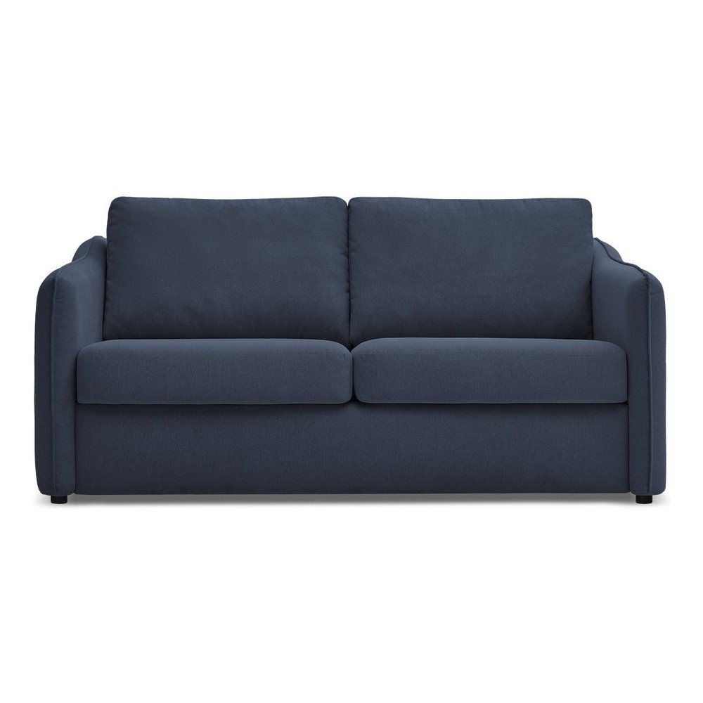 E-shop Tmavomodrá pohovka na každodenné spanie/rozkladacia 178 cm Lenny – Bobochic Paris