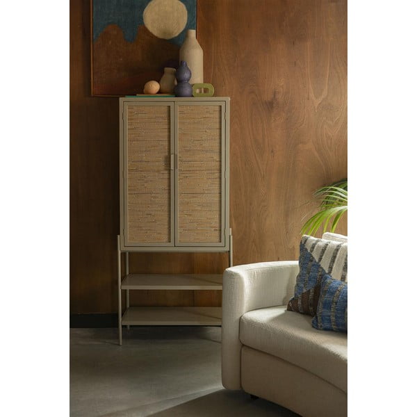 Čierna skrinka z jedlového dreva 70x160x36 cm Yasu – Dutchbone-image-1