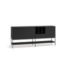 Čierna komoda 220x98x45 cm Platt – Teulat