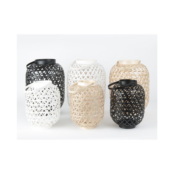 Čierny lampáš Present Time Lattice L-image-2