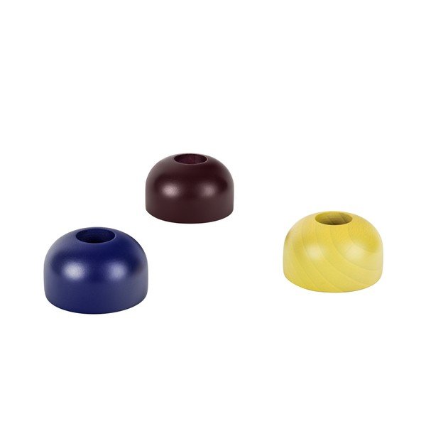 Drevené svietniky v súprave 3 ks Lums – noo.ma-image-2