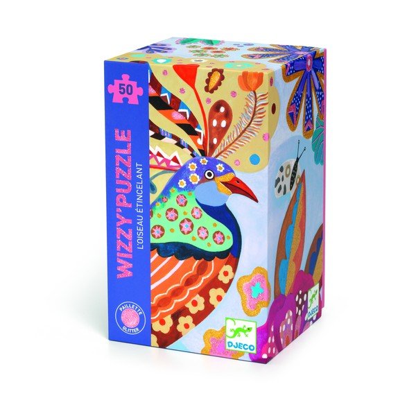 Puzzle Djeco Trblietavý vtáčik-image-1