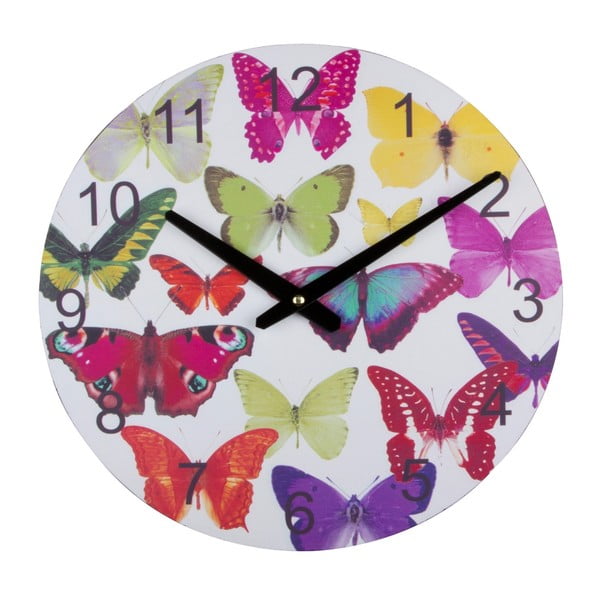 Nástenné hodiny 8mood Butterflies