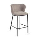 Svetlohnedá barová stolička (výška sedadla 65 cm) Ciselia – Kave Home