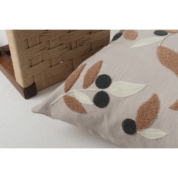 Ľanový dekoračný vankúš 43x43 cm Sonbahar – Mioli Decor-image-4