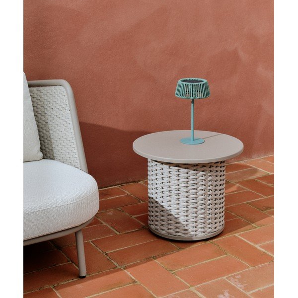Kovový okrúhly záhradný stolík ø 50 cm Sedalis – Kave Home-image-1