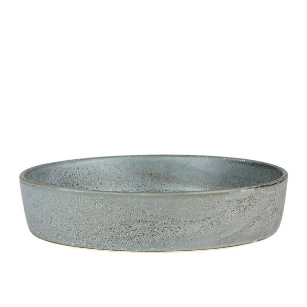 Sivá kameninová servírovacia misa Bitz Basics Grey, ⌀ 28 cm