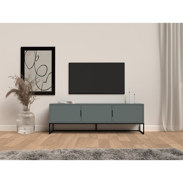 Sivozelený TV stolík 177x57 cm Lipp - Tenzo-image-1