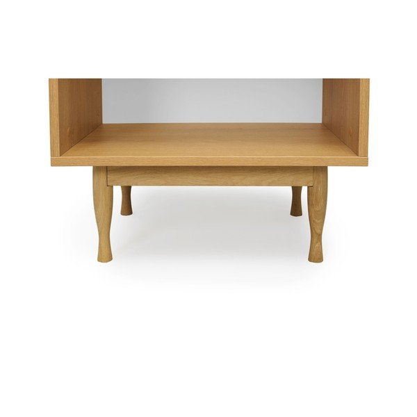 Knižnica s nohami z dubového dreva SKANDICA Elza-image-4