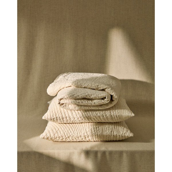 Krémovobiely pléd 240x260 cm Raylo – Kave Home-image-2