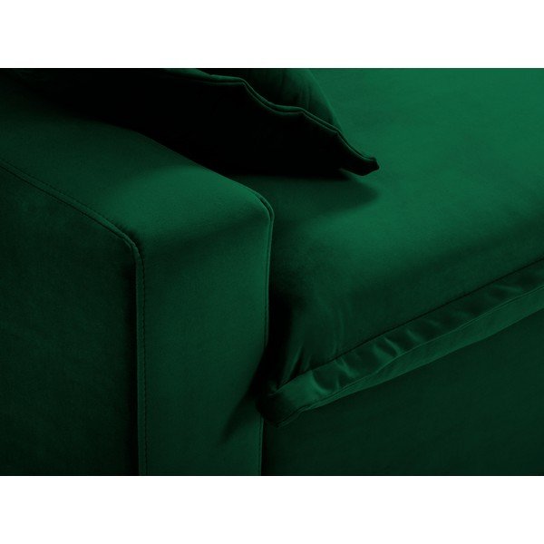 Tmavozelená rozkladacia pohovka Kooko Home Mezzo-image-1