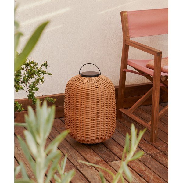 Hnedý LED lampáš na USB (výška  55 cm) Saranella – Kave Home-image-1