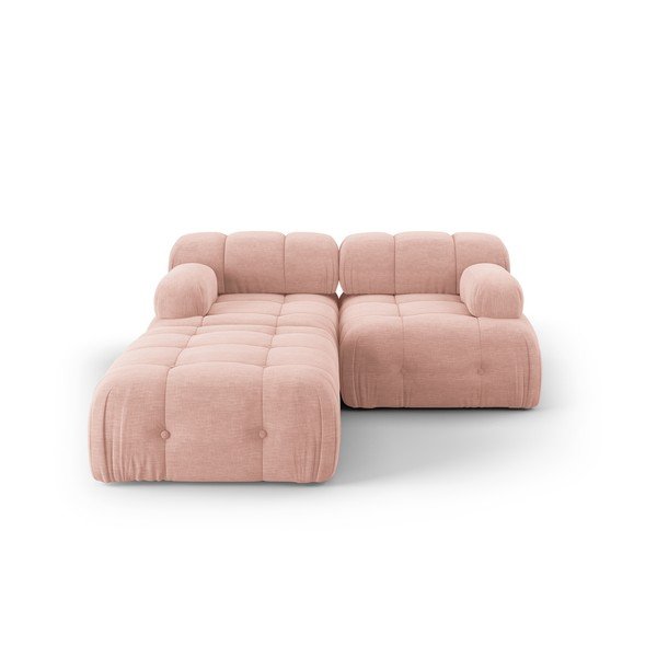 Svetloružová rohová pohovka Ferento – Cosmopolitan Design