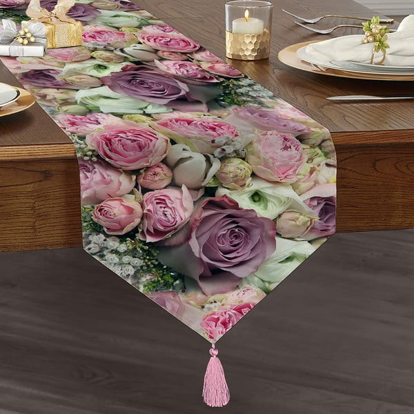 Behúň na stôl 45x140 cm Roses – Mila Home-image-2