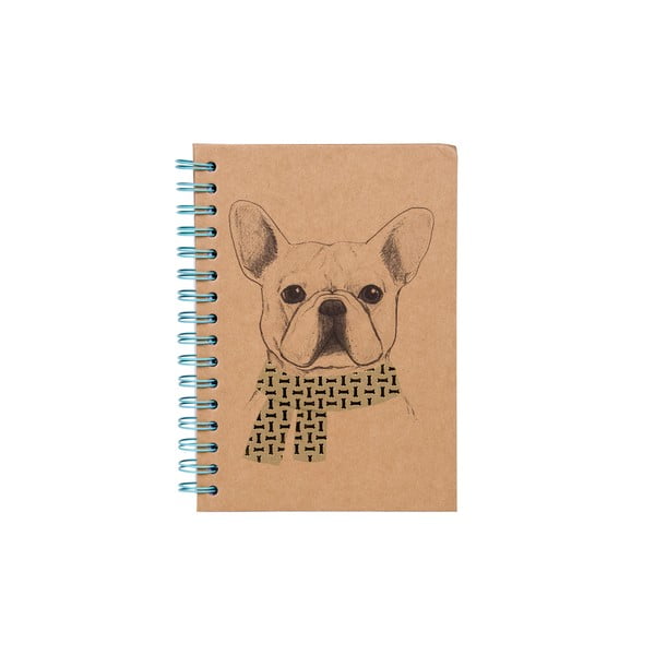 Špirálový zápisník Tri-Coastal Design Gentleman Dog