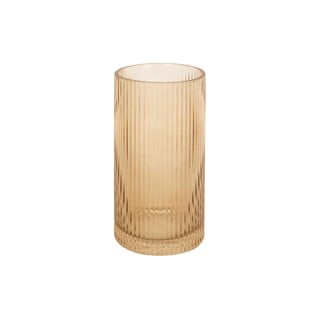 Svetlohnedá sklenená váza PT LIVING Allure, výška 20 cm