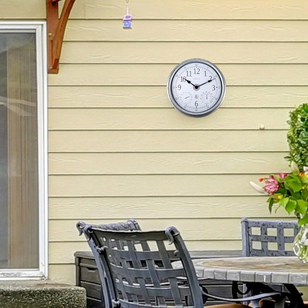 Exteriérové nástenné hodiny ø 40,5 cm Tulip – NeXtime-image-2