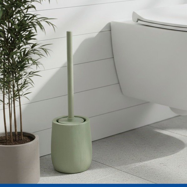 Zelená keramická WC kefa Fablo – Wenko-image-1