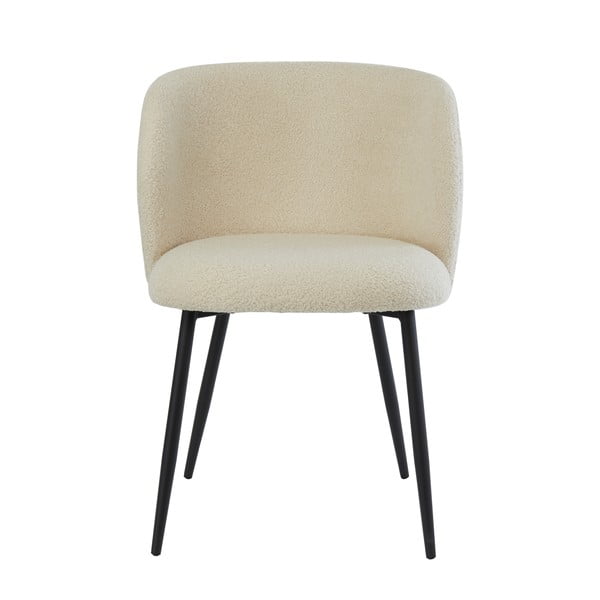 Béžové čalúnené jedálenské kreslo Elyna – Light & Living-image-3