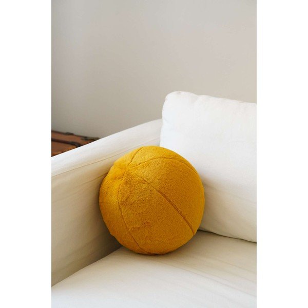 Dekoračný vankúš z mikroplyšu ø 25 cm Top – Mioli Decor-image-1