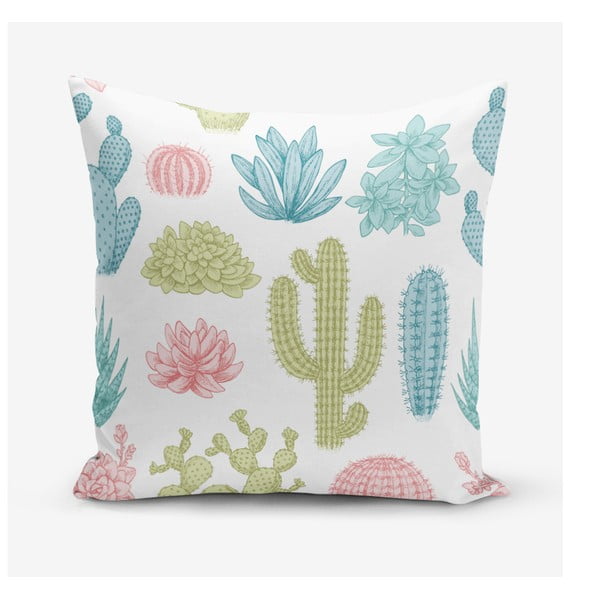 Obliečka na vankúš s prímesou bavlny Minimalist Cushion Covers Cactus, 45 × 45 cm