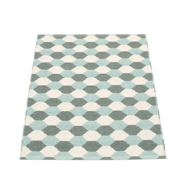 Zeleno-tyrkysový vnútorný a vonkajší koberec 70x100 cm Dana Army – Pappelina
