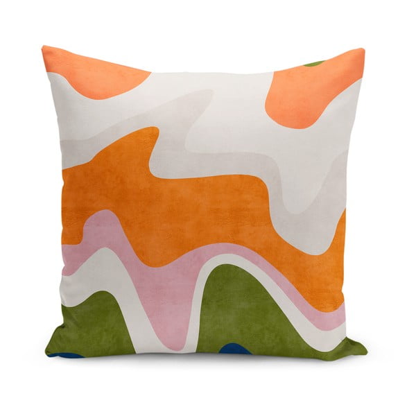 Obliečka na vankúš 43x43 cm Squiggly Orange – Mila Home