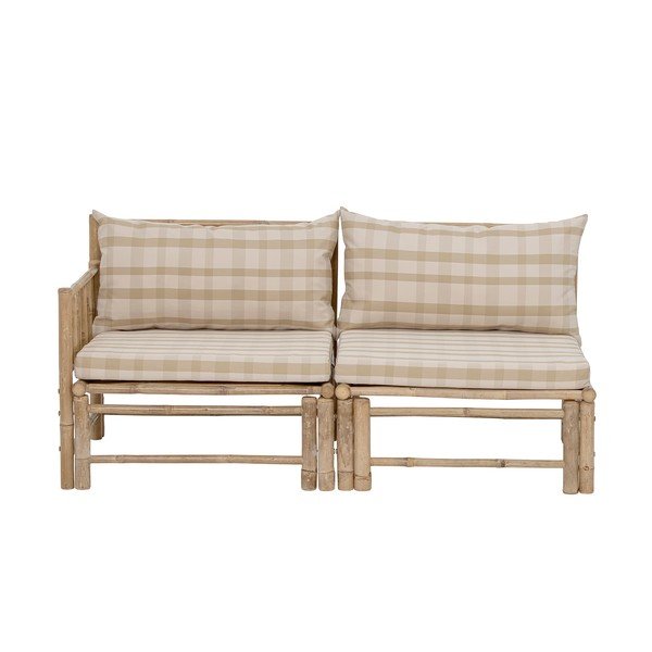 Modul záhradnej pohovky v prírodnej farbe (ľavý roh) Korfu – Bloomingville-image-4