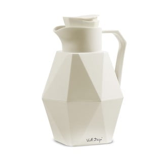 Biela termoska Vialli Design Geo, 1 l